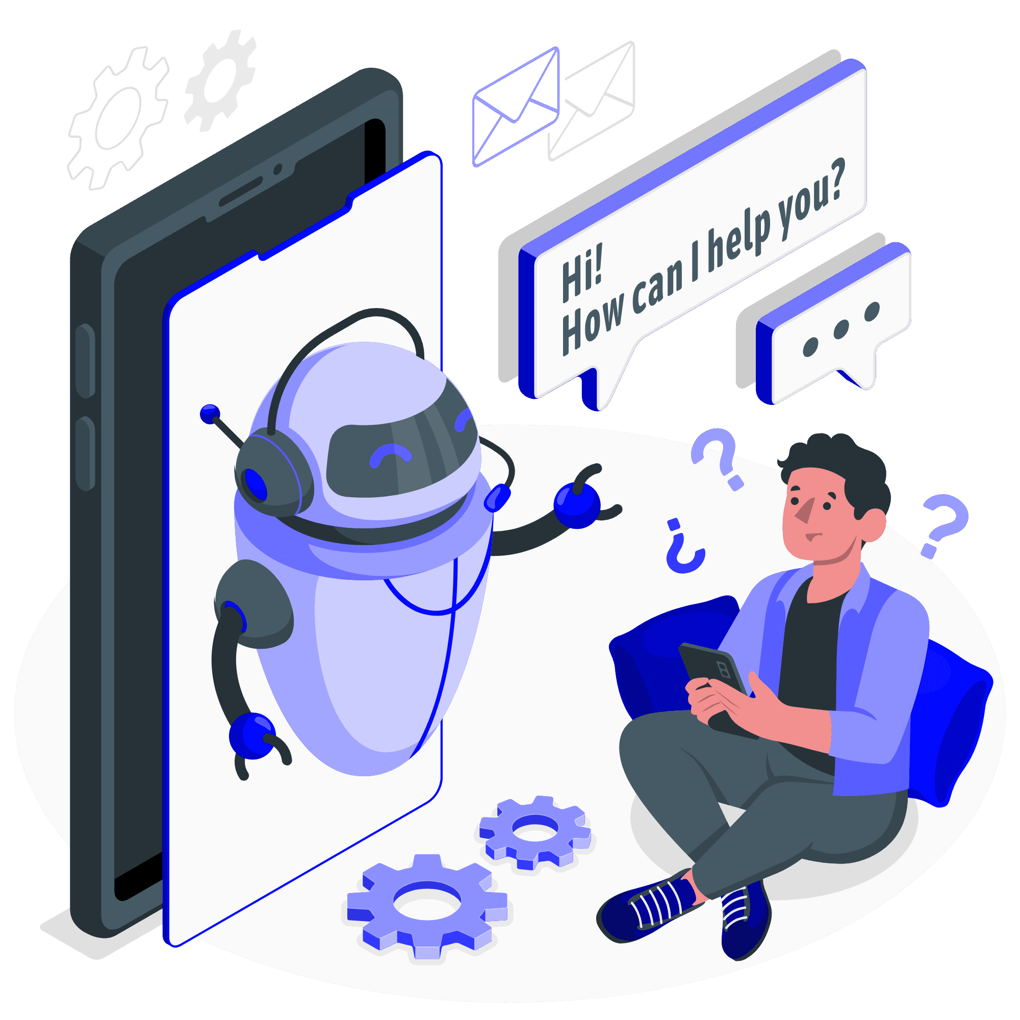 Chatbot AI do obsługi klientów na stronie